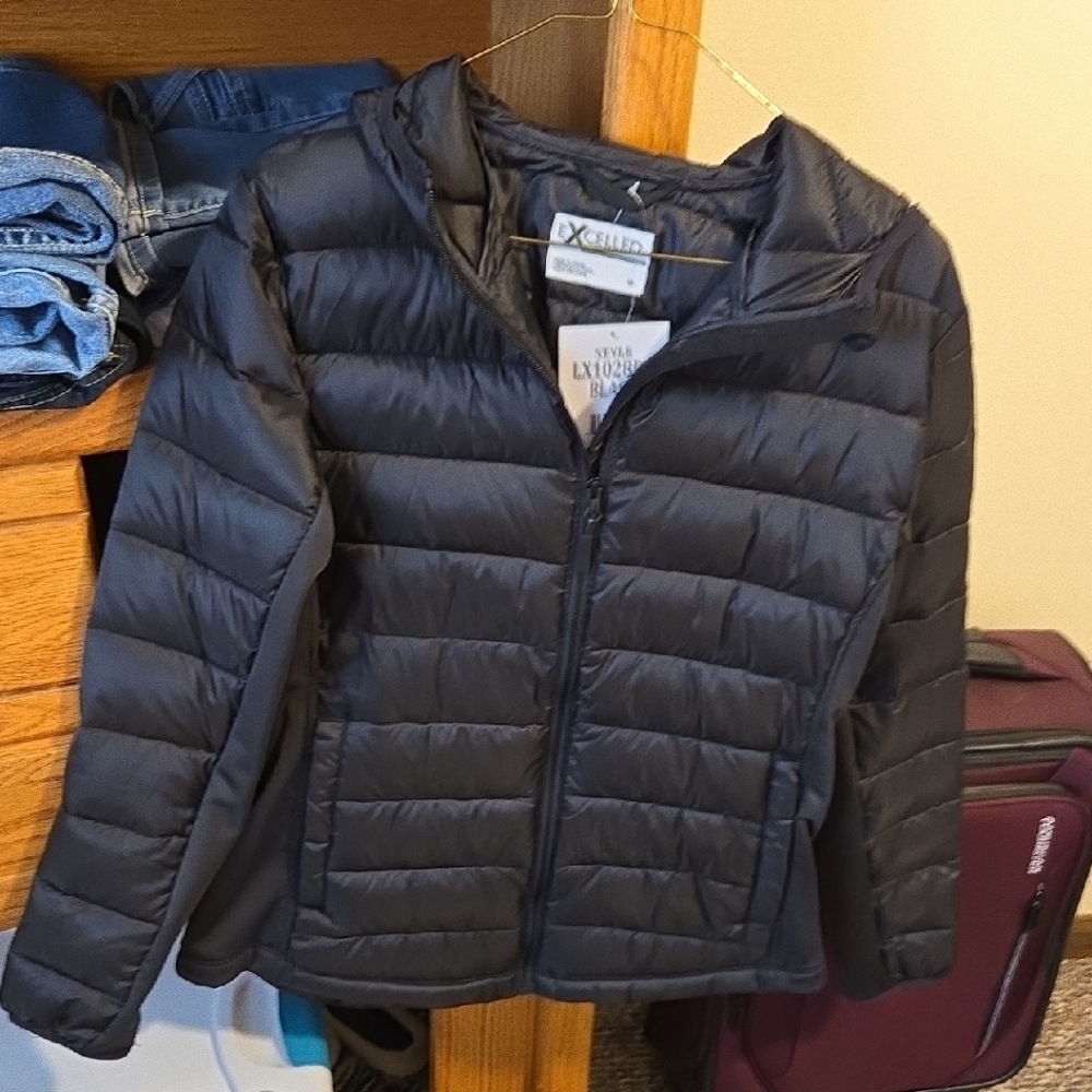 Navy Kids Puffer Jacket